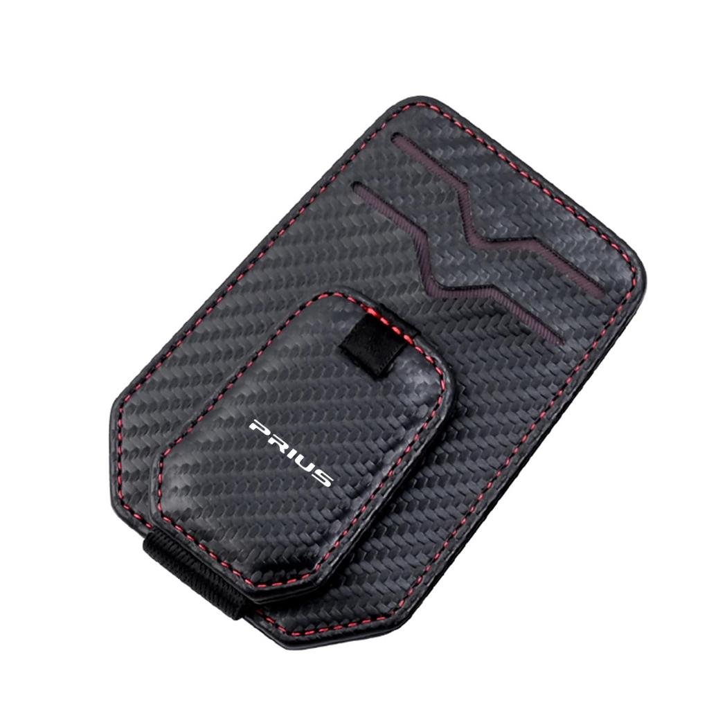 Storage Sunglasses Clip Compatible with PRIUS Leather Sunglasses Clip with Car Sun Visor Sunglasses Holder Car Glasses Holder Function Stores Glasses