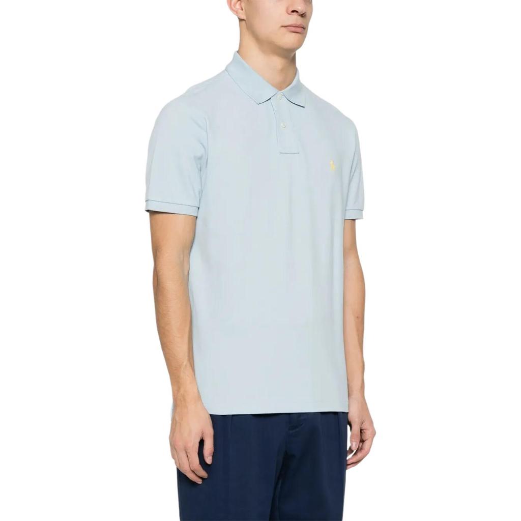Polo Ralph Lauren Logo Embroidered Polo Shirt Men Tops Light-Blue 710534735-415