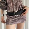 Minimalist Wide Waist Belt Black White Brown Dress Jeans Belt Vintage Women's Belt  Streetwear