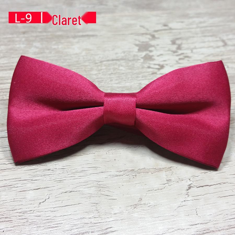 Men's Solid Two-Color Korean Style Bow Tie for Professional Wear