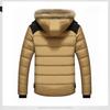 Warm Overcoat Outerwear Thick Winter New Men Warm Jacket Coats Fur Collar Hooded Parka Down Jackets