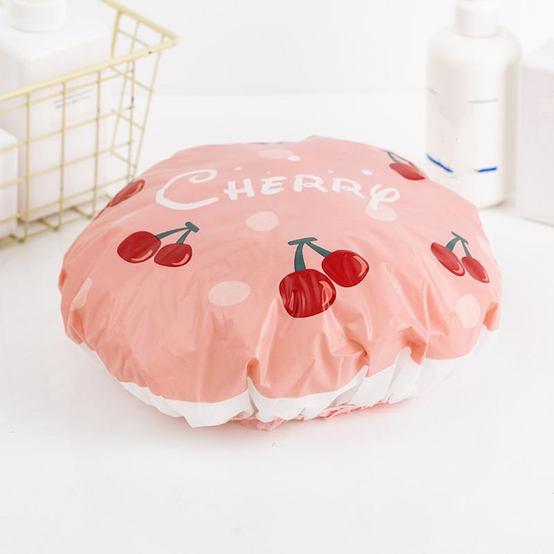 Waterproof Bathroom Shower Cap Thicken Elastic Bath Hat Hair Cap for Women Beauty Hair Salon Dot Products Bathroom Accessories