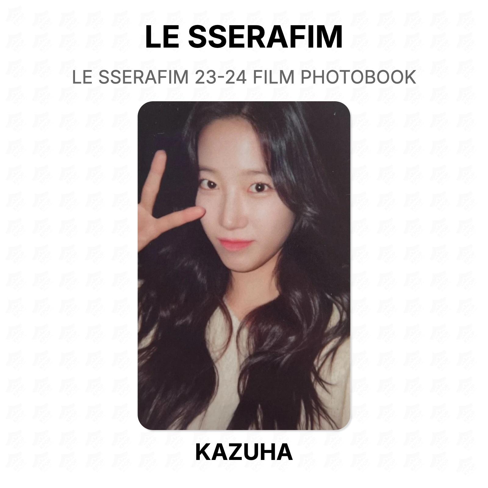 LE SSERAFIM 23-24 FILM PHOTOBOOK Official Photocard KAZUHA