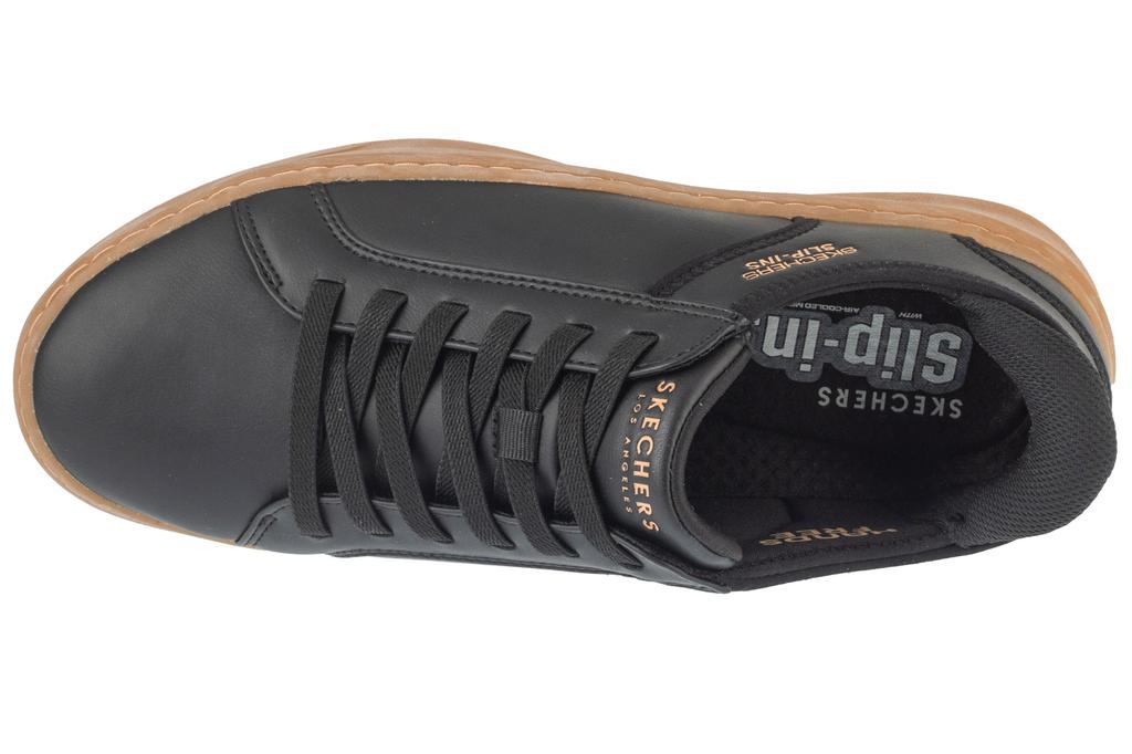 Skechers Slip-Ins: Court Break - Suit Sneaker, Mens Black Sneakers