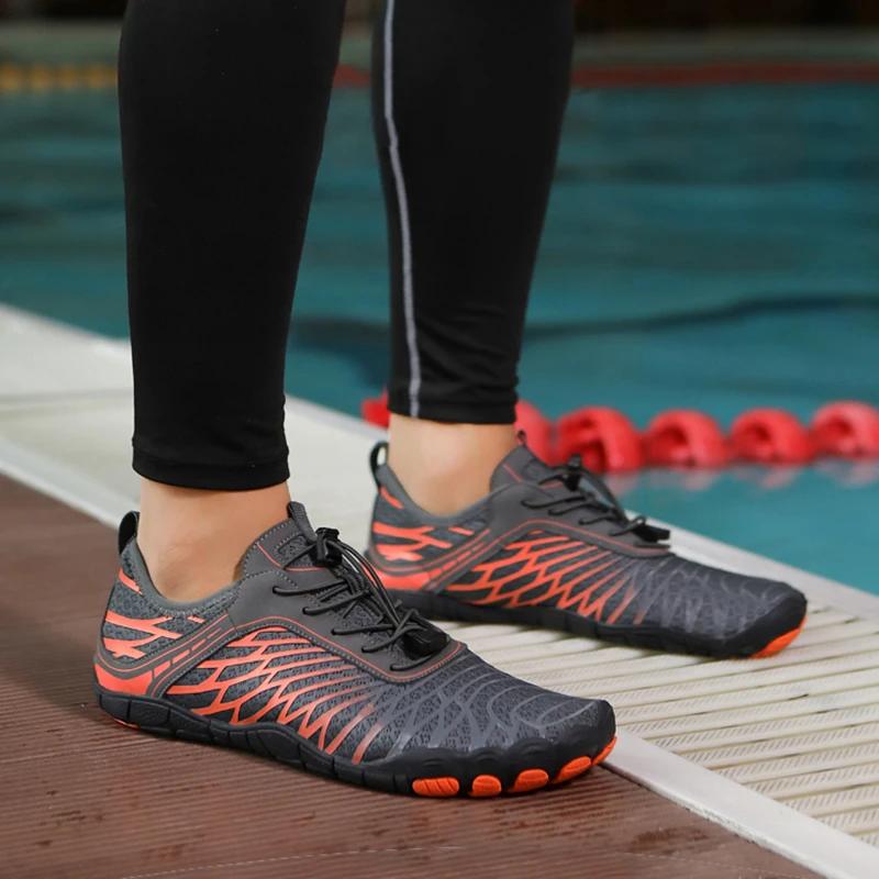 New Men’s Running Sneakers Swimming Trainers Zero Drop Shoes High Quality Aqua Barefoot Shoes Walking Wide Barefoot Water Shoes