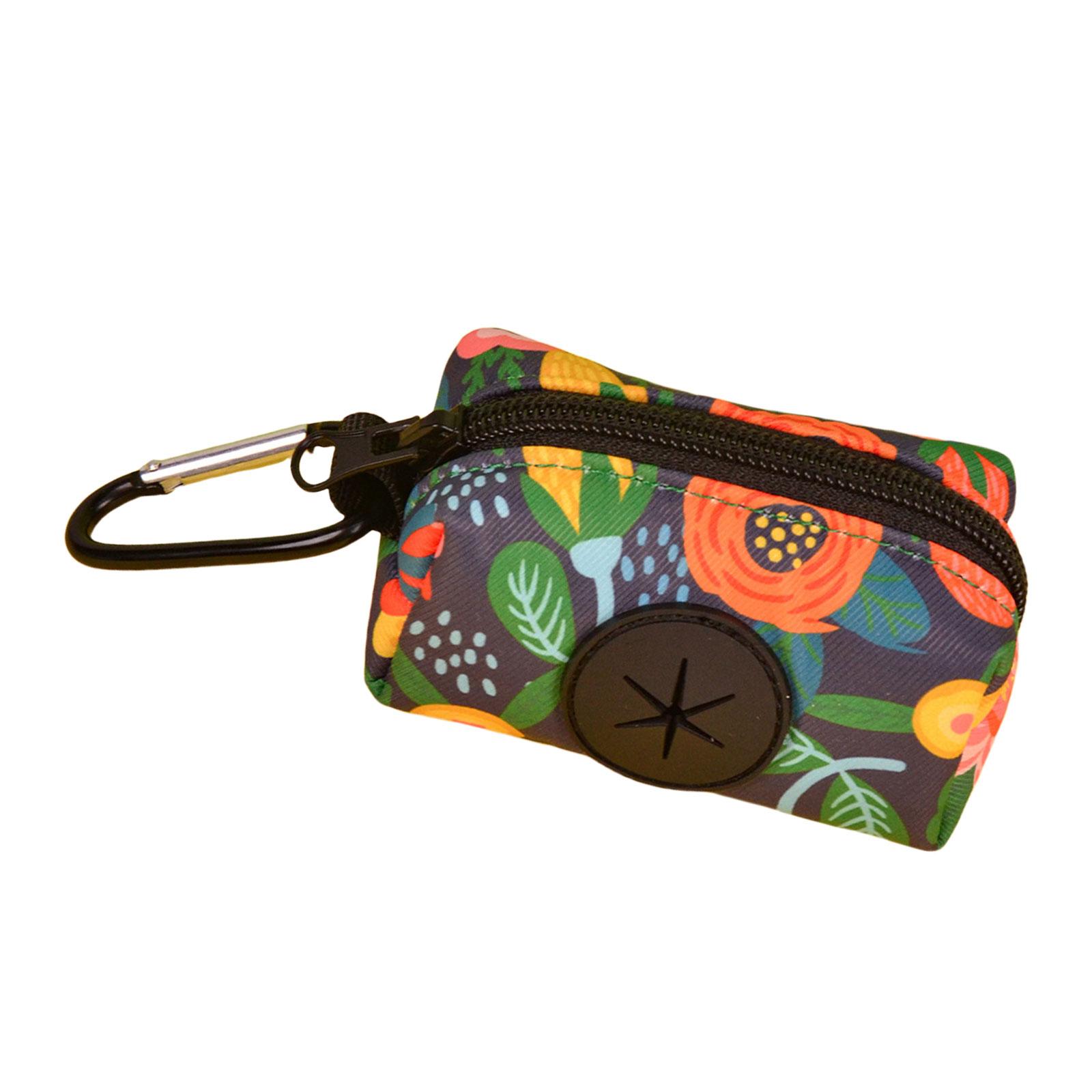 

Convenient Pet Poop Bags Holder Fashion Print Zippered Dog Poop Bag Holder for Outdoor Pet Walking Running Clean Supply 4