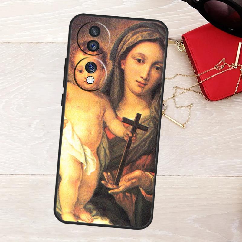 

Virgin Mary of Hope Catholic Art Case For Honor Magic 8 Pro 5 6 7 Lite 200 400 50 70 90 X8b X8c X9a X9c X9d X9b Win RT Cover Honor 200