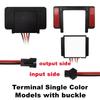 6 Styles Mirror Dimming Touch Switch Bathroom Mirror DC12V 24V Makeup LED Monochrome Electrodeless Dimming Mirror Switch Adjusta