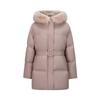 JUZI Annakou Women's Puffy Duck Down Jacket with Fur Collar