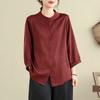 Women S Plus Size 3 4 Sleeve Cardigan Shirt Loose Fit Mom Top