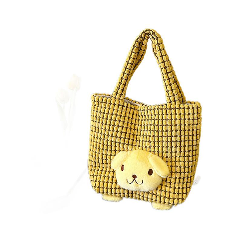 Adorable Plaid Bento Handbag: Japanese Korean Style for Commuting & Outings