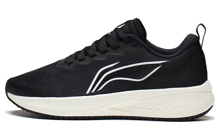 Li Ning Red Hare 6 Универсальные износостойкие дышащие низкие тренировочные беговые кроссовки мужские черные ARMT015-3 39.5