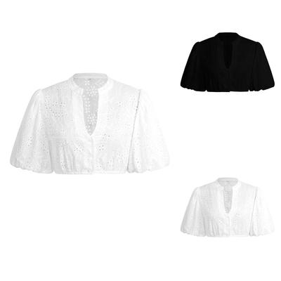 Women's Beer Festival Regular Bottoming Lace Stitching Small Shirt Top