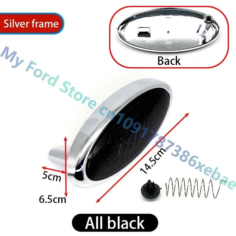 Car Sticker Ford 1pcs 14.5cm Car Rear Trunk Badge Sticker Front Head Hood Bonnet Emblem For Ford Mondeo Focus Fusion MK2 MK4 F15