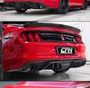 Rear Diffuser for 15-17 Mustang: Small Body Kit with Dual Outlet