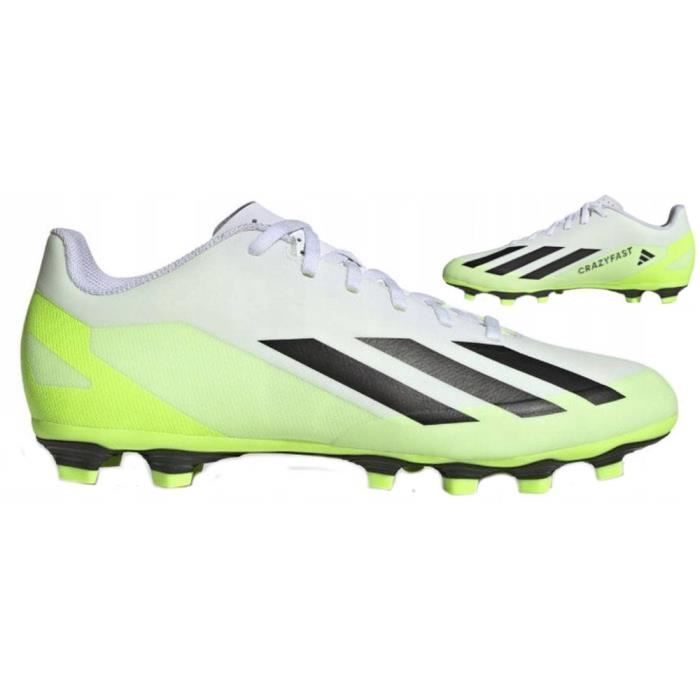Fußballschuhe - ADIDAS - Crazyfast.4 FXG - Weiß - Geformt - Atmungsaktiv