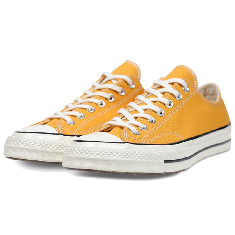 Converse Chuck Taylor All Star 70 1970s Vintage Versatile Low-Top Canvas Unisex Yellow and White