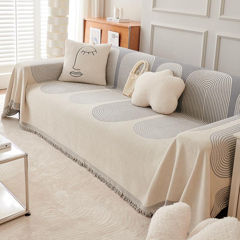 Sofa Towel for All Seasons Simple Ins Style Anti Cat Scratch Sofa Dustproof Sofa Blanket