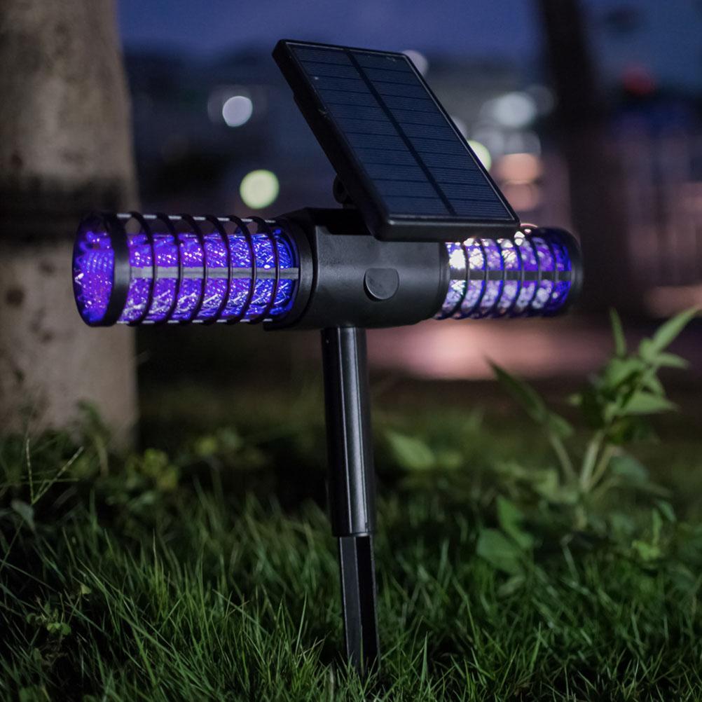 Mosquito Killer UV LED Lamp IP65 Waterproof Insect Trap Light Solar USB Charging Mosquito Ant Fly