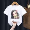 Nezuko Kamado Kimetsu No Yaiba 3D Print Kid T-shirts Children Baby Black  Kawaii Clothes Boy Girl T-Shirts