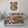 Christmas-themed Motifs Including Reindeer. Bedding Sets Duvet Cover Sets Duvet Covers Pillowcases(1* Duvet Cover 2* Pillowcases Without Duvet Insert)