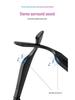 Bluetooth Smartbrille: Kabelloser Audio für Sport, Outdoor-Radfahren, Autofahren, Blaulichtfilter