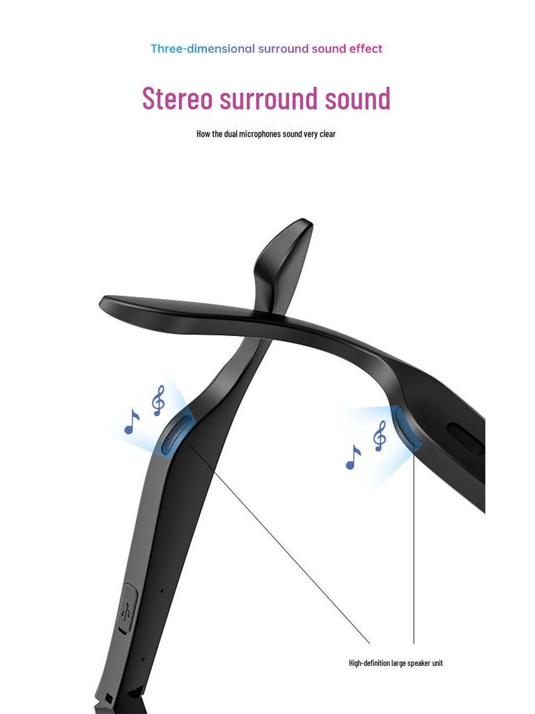 Bluetooth Smartbrille: Kabelloser Audio für Sport, Outdoor-Radfahren, Autofahren, Blaulichtfilter