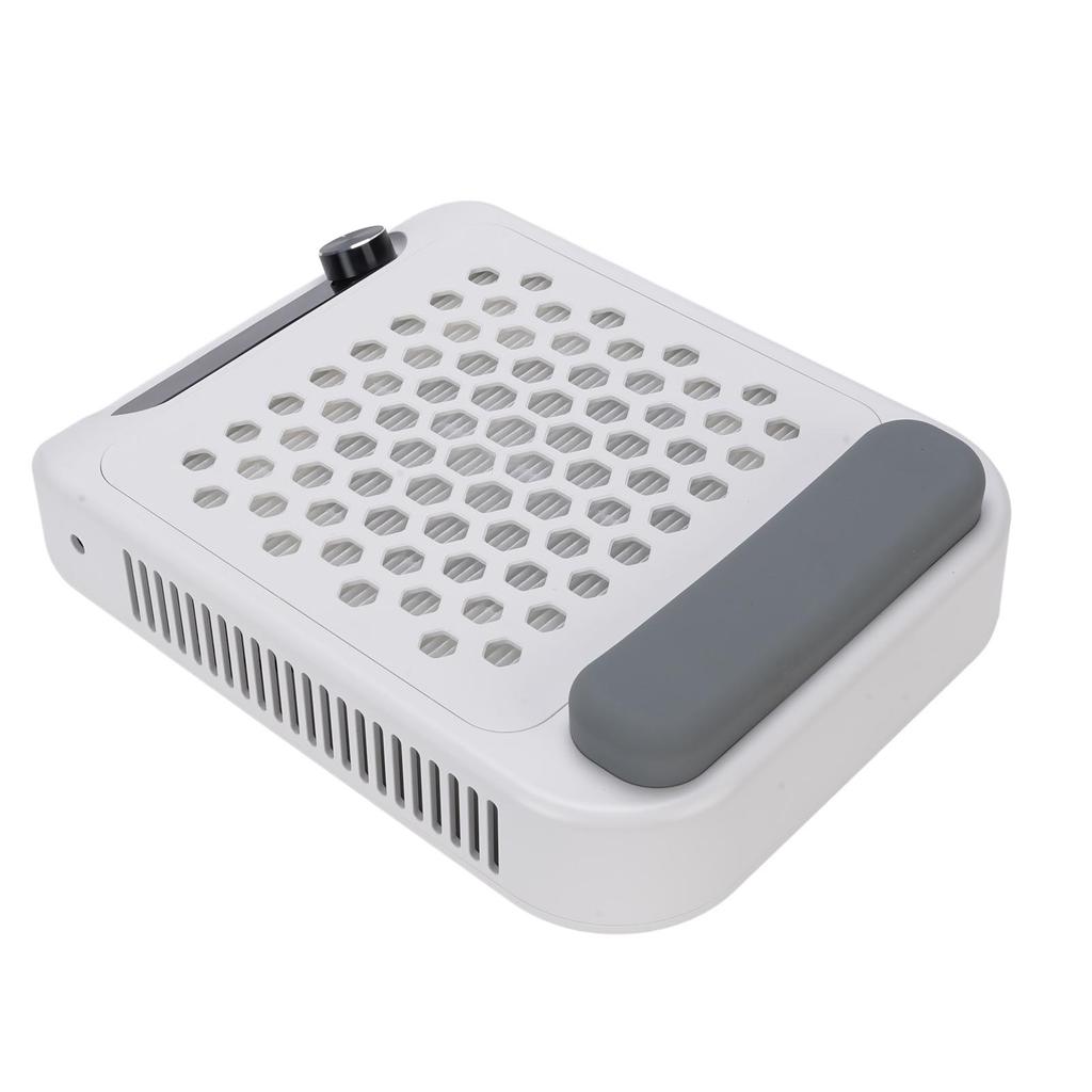 Nail Dust Collector with Silicone Arm Rest Reusable Filter LED Display Nail Vacuum Cleaner Brushless