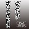 Silicone Leopard Printed Strap For Apple Watch Band 44mm 41mm 45mm 38mm 40mm 42mm 49mm Bracelet For iWatch 9 10 8 7 SE 6 5 4 3 2