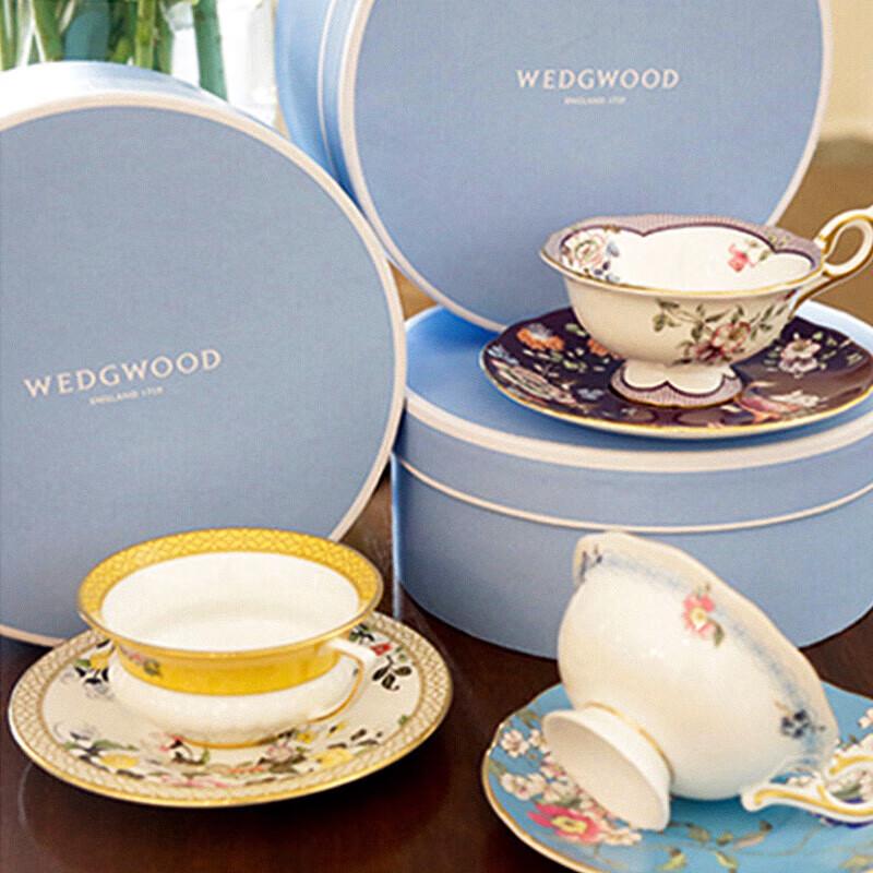 Wedgwood Roaming in Beautiful Scenery Apple Blossom Coffee & Tea Cup Set