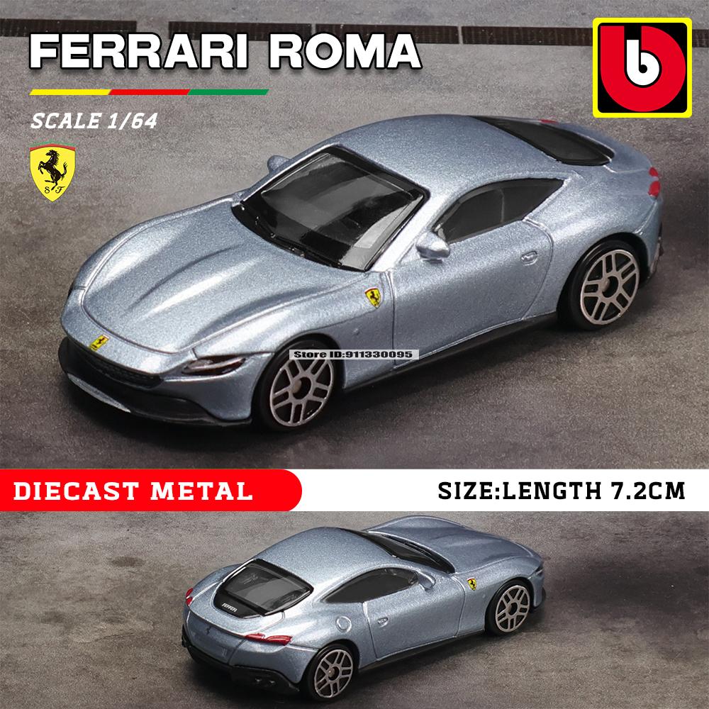 

Bburago 1:64 Ferrari 488 458 F12 296 GTB F40 F50 alloy luxury car die-casting car model toy collection gift mini car model