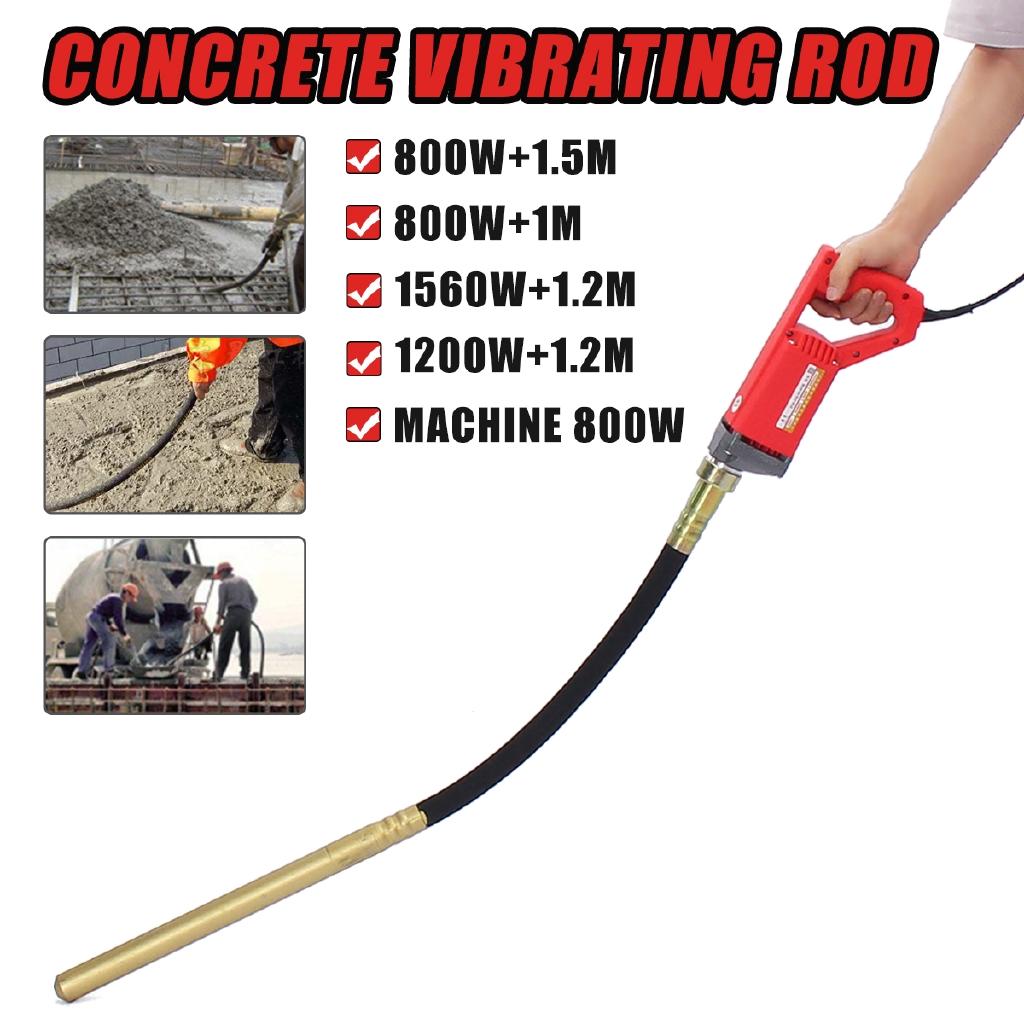 1560W/1200W/800W Electrical Concrete Vibrator with Motor Construction Tool Power Tool Set  31*7*13CM