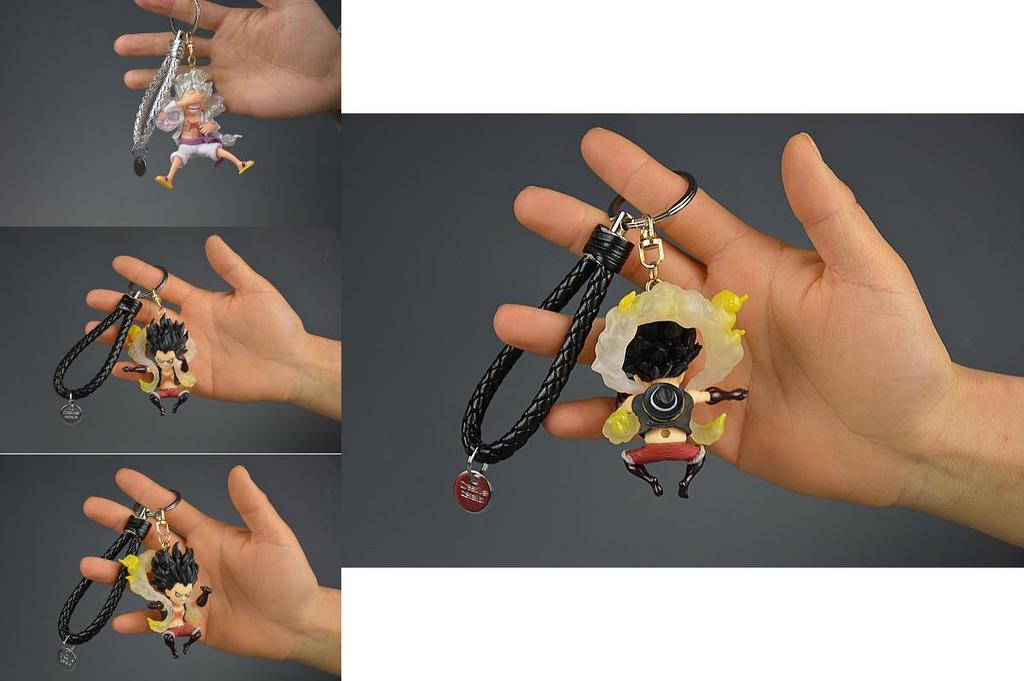 One Piece Nika Luffy Pvc Keychain Pendant Toy Collectible 7cm Guangdong