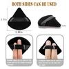 2/6ks Triangle Powder Puff Houba na make-up na obličej Soft Velvet Cosmetic Puff Blender Beauty Foundation Sponge Make-up příslušenství