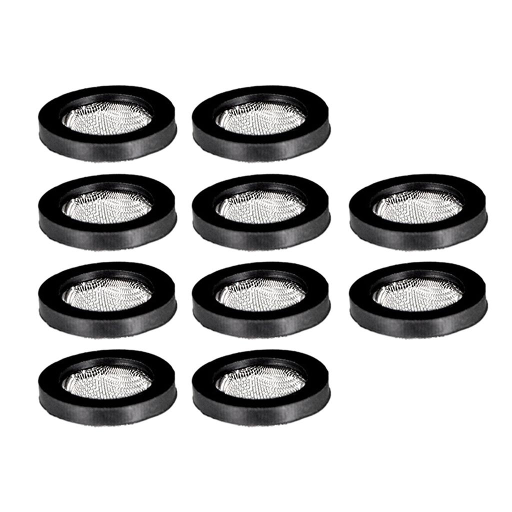 10 Pezzi Rondella Piatta Con Rete Filtrante Rondella per Tubo Filtro Rondella per Soffione Doccia Guarnizione O-ring Guarnizione per Tubo