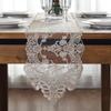 European Lace Embroidered Table Coffee Runner Flag Piano Tv Cabinet Cover Cloth Fashion Tablecloth Decoration Camino De Mesa