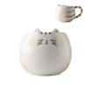 Hand-Painted Kitten Shape Design Ceramic Cup Coffee Cup Large Capacity Water Cup Milk Cup Household Breakfast Cup