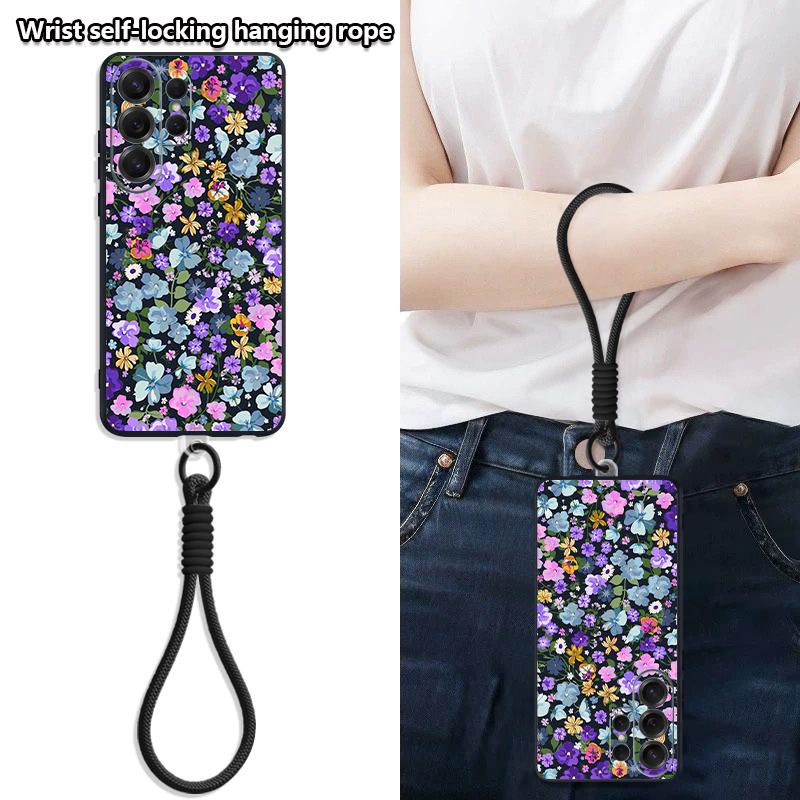 Oil Painting Flower Case For Samsung S26 Ultra S25 FE S24 S24 Plus A57 A37 A17 A56 A36 A16 A55 A35 A15 A54 5G Hybrid Magnetic Matte Cover