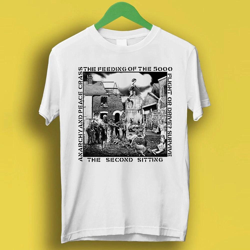 

Crass The Feeding Of The 5000 Punk Rock Retro Cool Gift Tee T Shirt P1461 3XL