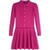 Polo Kids  Dress Set Cotton Polo Collar Button-Up Shirt Skirt Kids Dress Set CWPO2STG2U20027-650