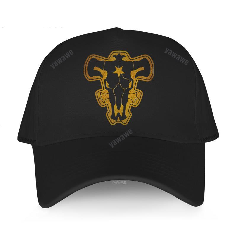 Outdoor Baseball Cap Black Cotton Hats Cover Bulls Awesome Japanese Anime Manga Asta Man Women Summer Hip Hop Caps Sunhat