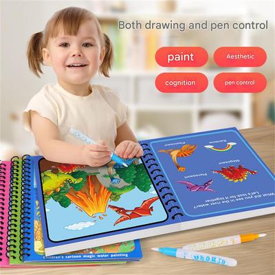 Children Early Education Toys Al Book With Pen Water Drawing  Toys Gift Reusable Coloring Book  Drawing Book