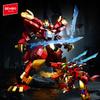SEMBO BLOCK Dinosaurs Transforming Robot Assembly Building Blocks Mech Model Bricks Ornament Kids Toys For Boys Halloween Gifts