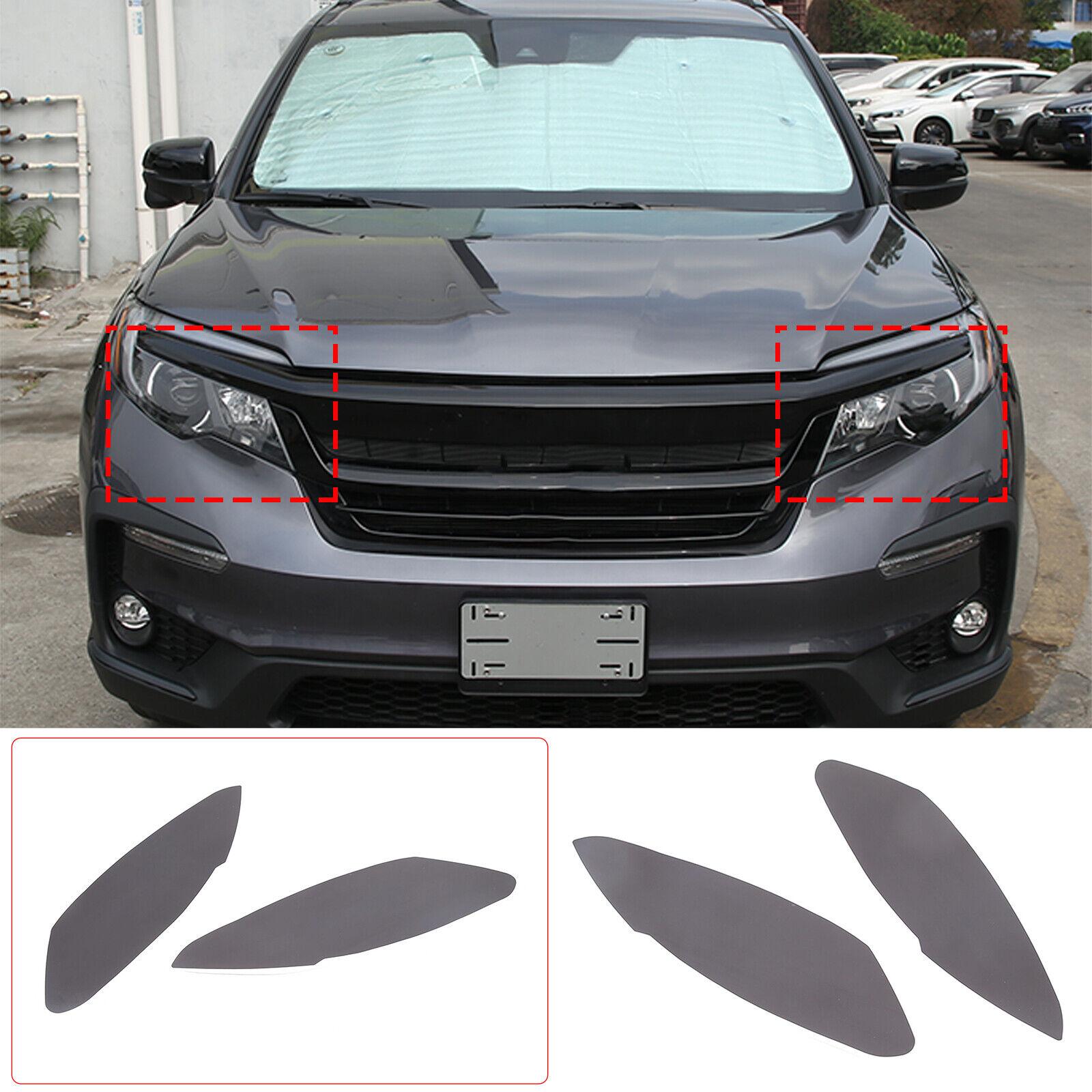 Fits Honda Pilot 2016- Headlight Head Light Precut Smoked Tint Cover