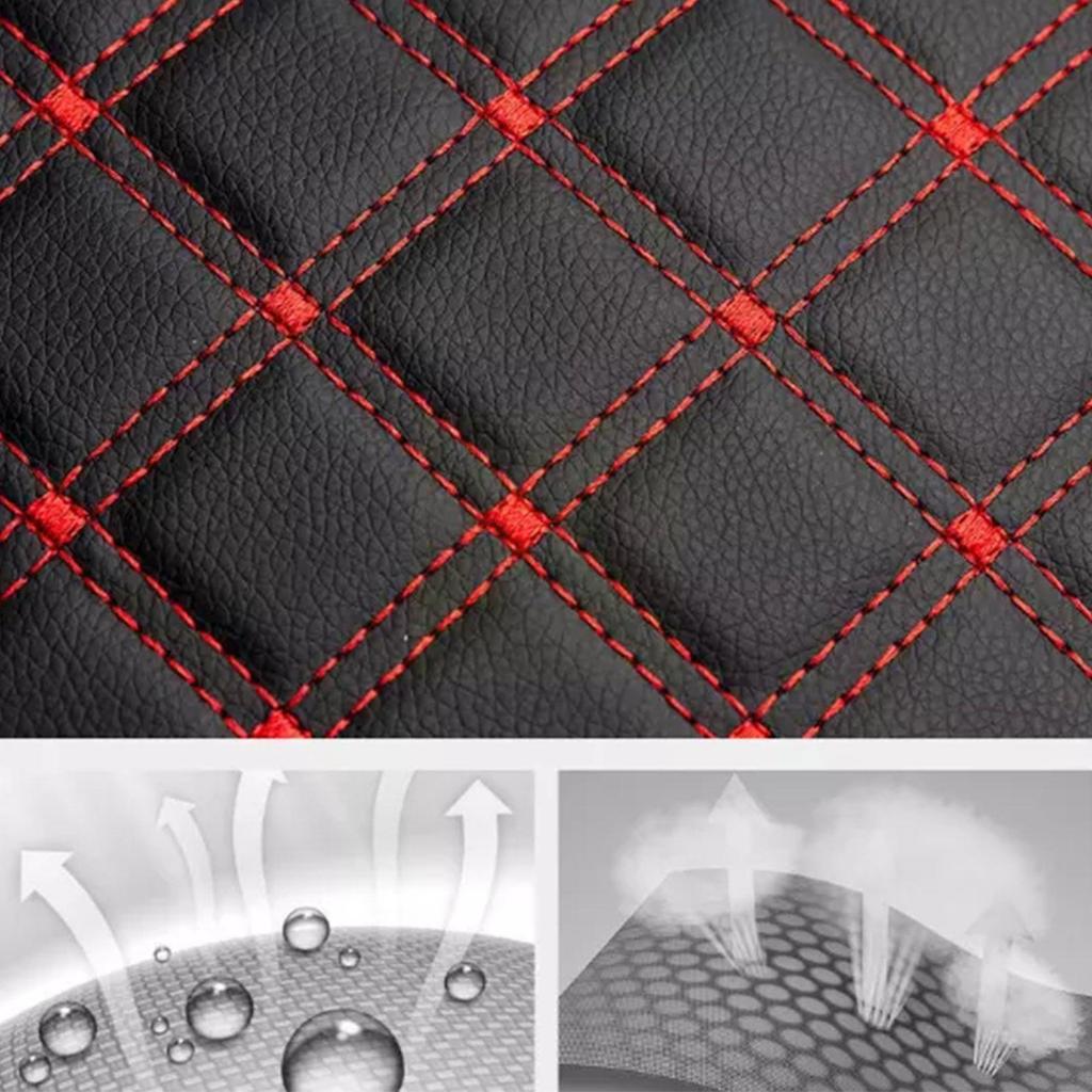 Auto Hals Kissen Sowohl Seite Pu Leder 1 stücke Pack Kopfstütze Für Kopf Schmerzen Relief Gefüllt Faser Universal Auto Kissen V6U2