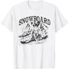 Snowboard Monkey Snowboarding Mountain Snow Sport T-Shirt
