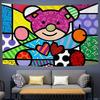 Britto DIY Wall Tapestry Hanging Tarot Hippie Wall Rugs Dorm INS Home Decor