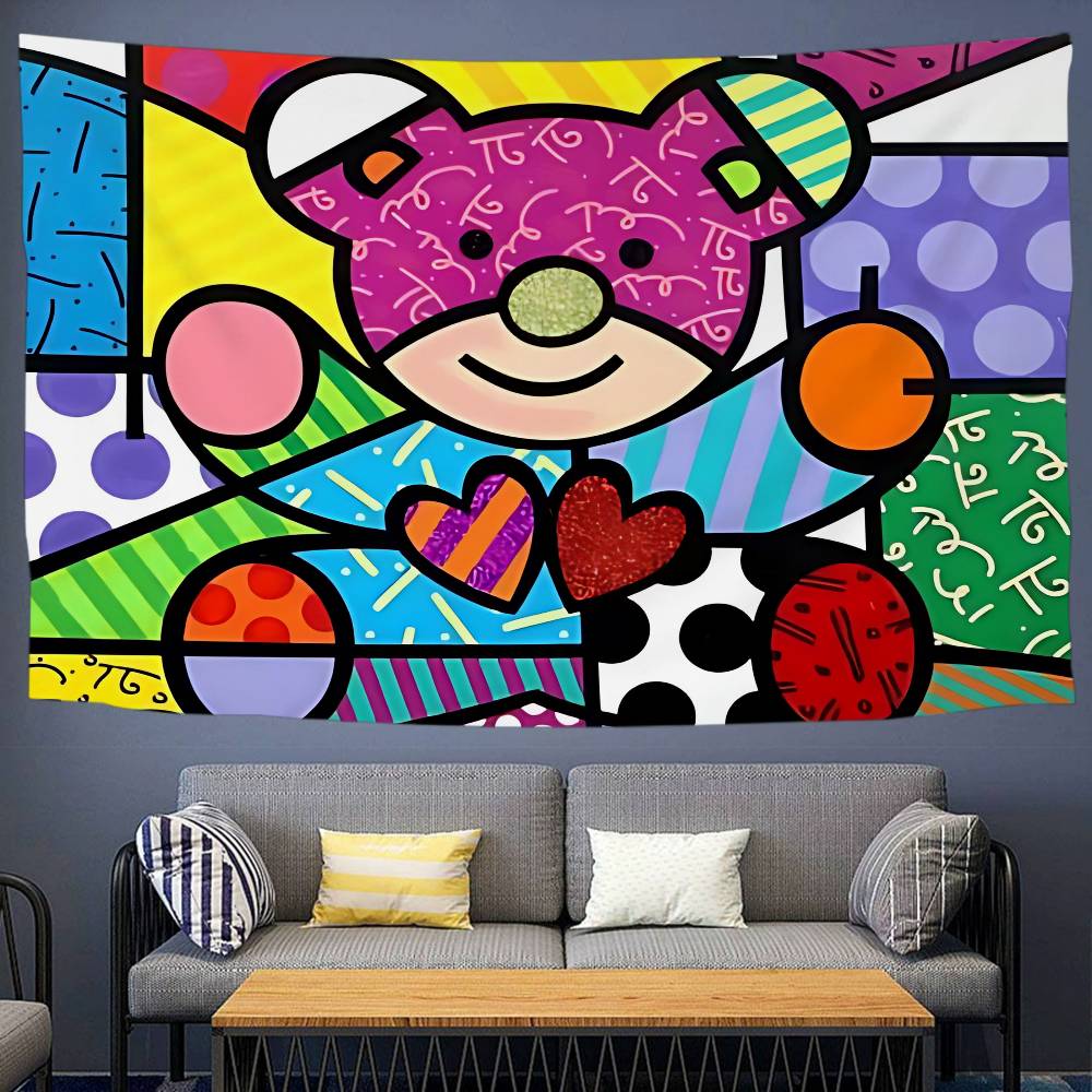 Britto DIY Wall Tapestry Hanging Tarot Hippie Wall Rugs Dorm INS Home Decor