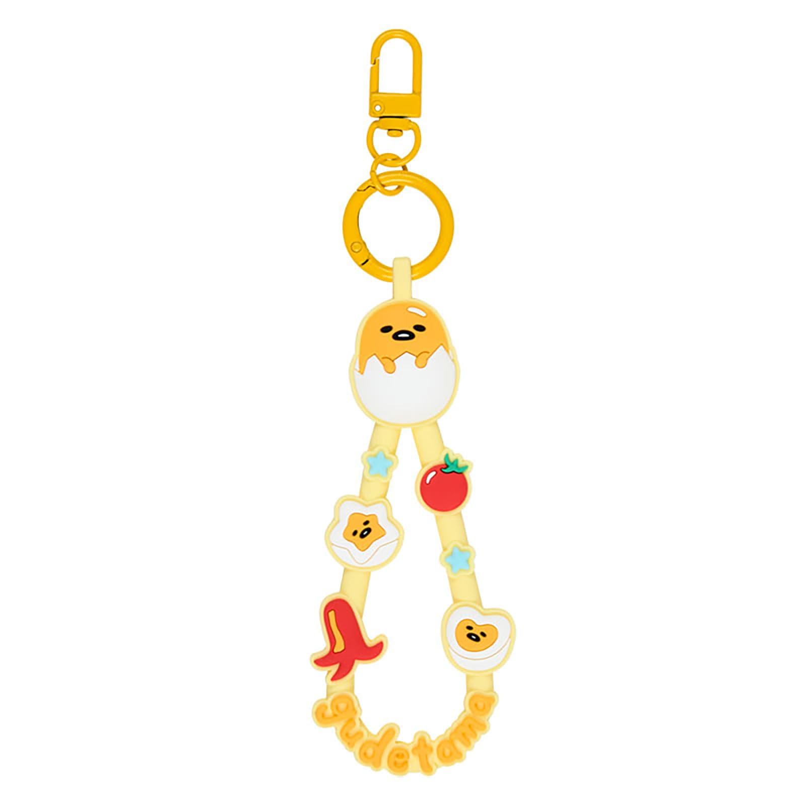 Sanrio Rubber Cord Keychain Grand Prix 1st Gudetama 829102 (Character Edition)