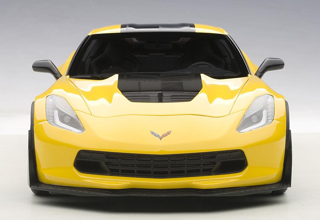 AUTOart 1/18 Scale Chevrolet Corvette (C7) Z06 C7.R Edition (Yellow) Finished Product